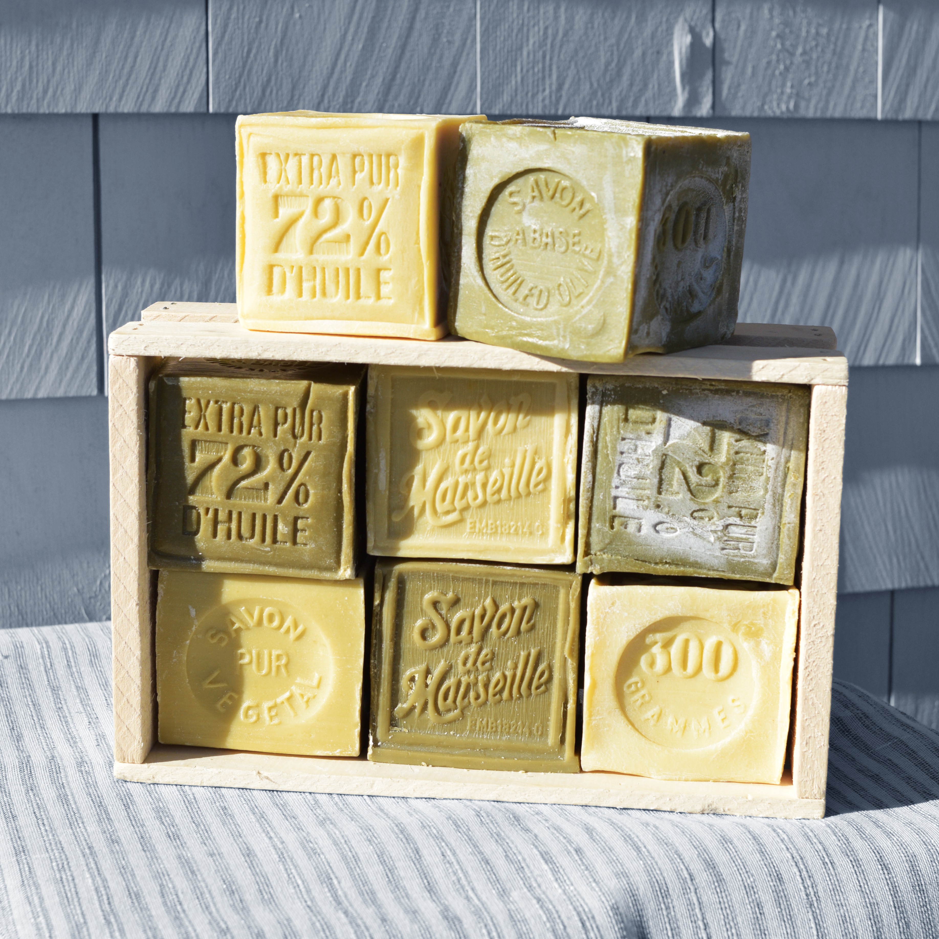 Bar Soap Savon de Marseille Soap, 300g Cube - Earth & Nest