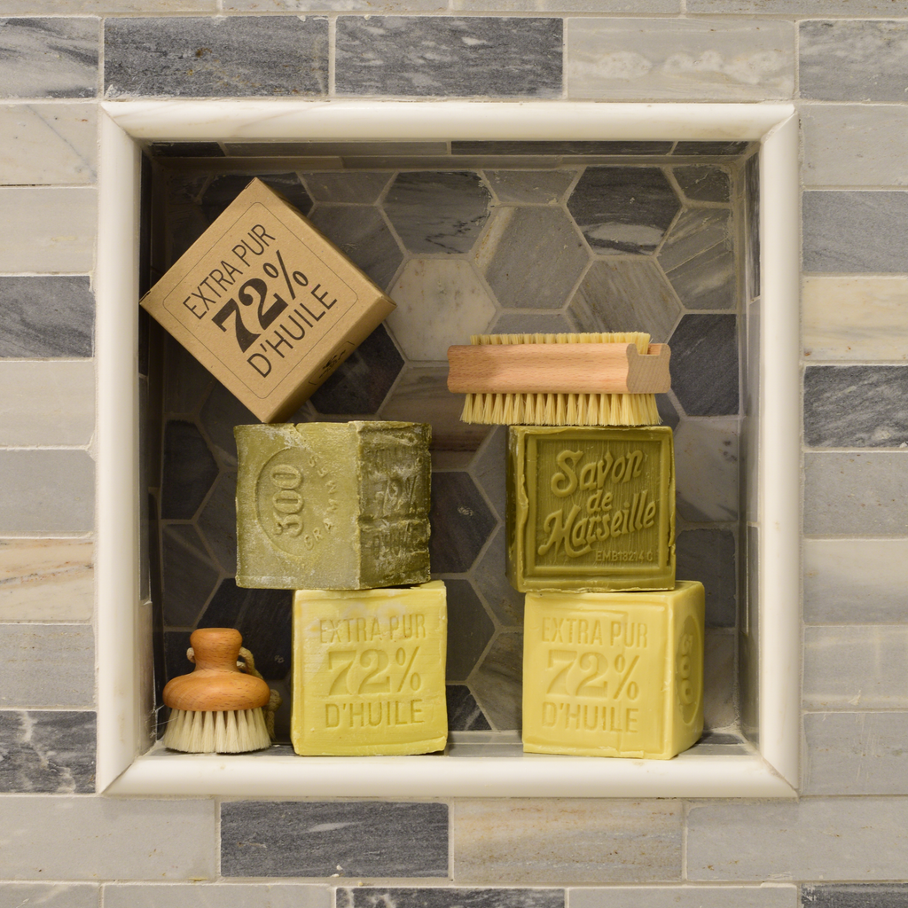 Bar Soap Savon de Marseille Soap, 300g Cube - Earth & Nest