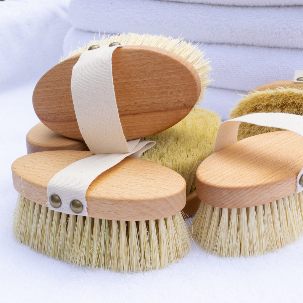 Massage Brush fiber (use dry)
