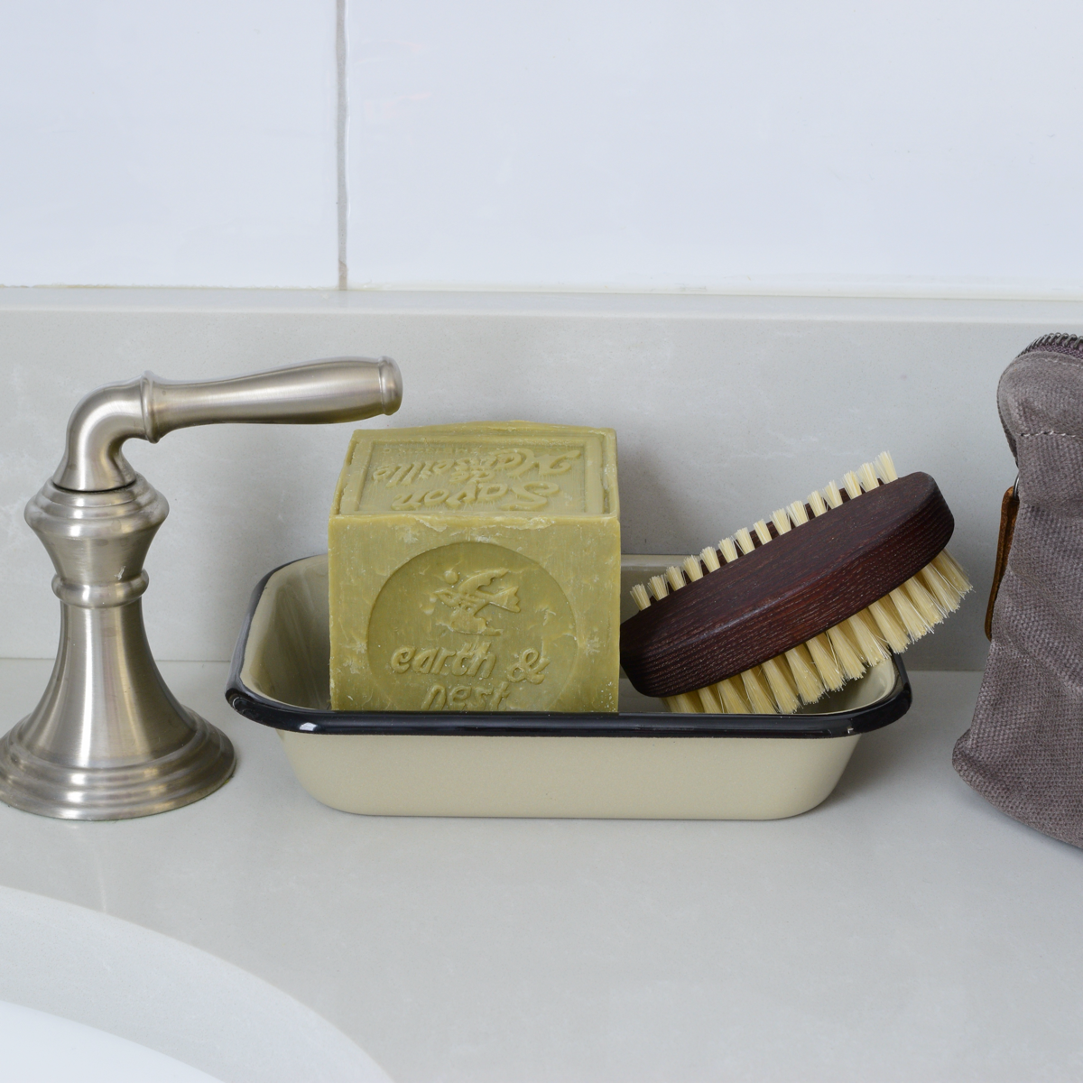 Enameled Soap Dish