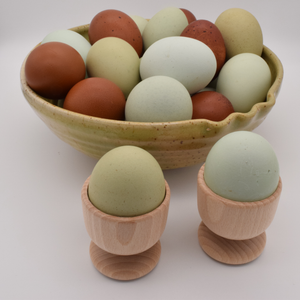 Earth & Nest Turned Wood Egg Cup - Thumbnail 2