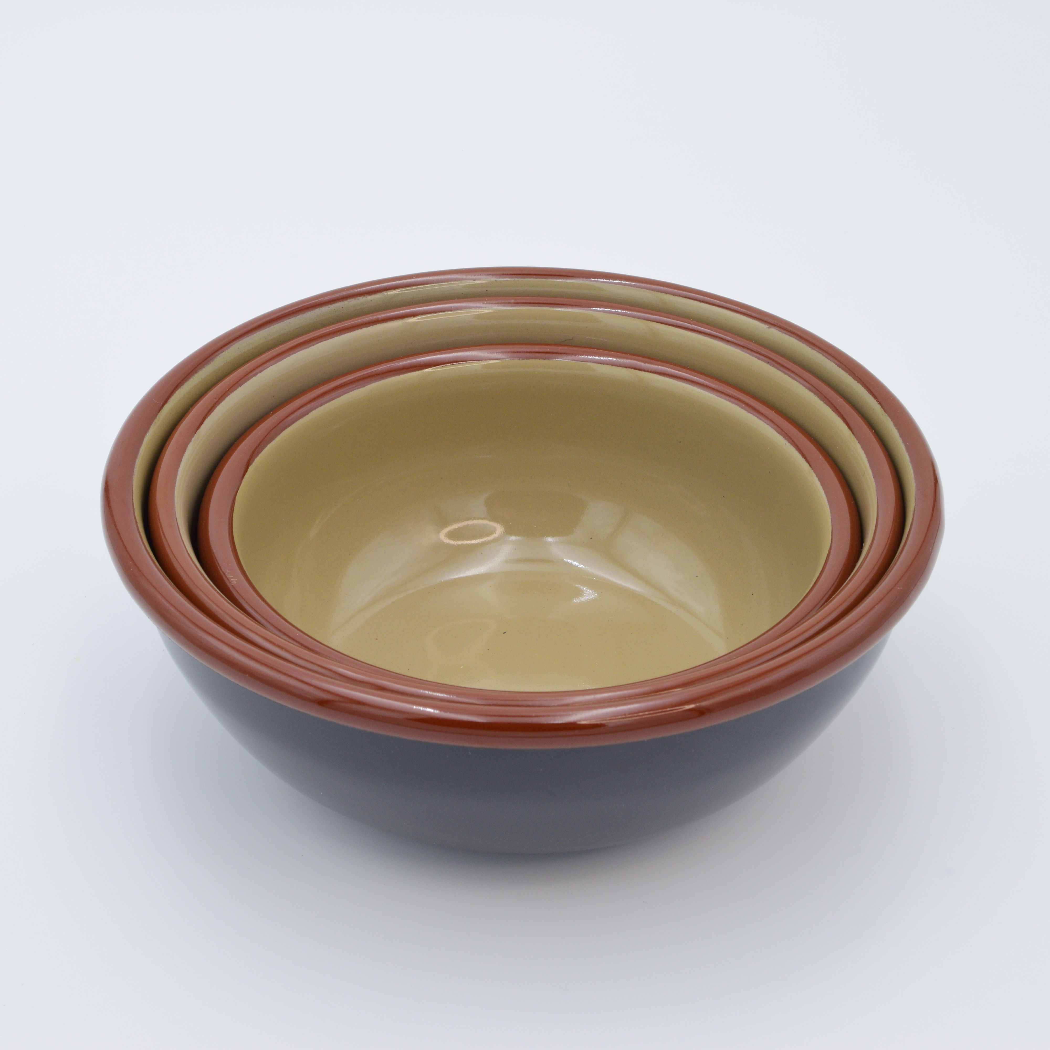 Enamel Bowls Set of 3 - Earth & Nest