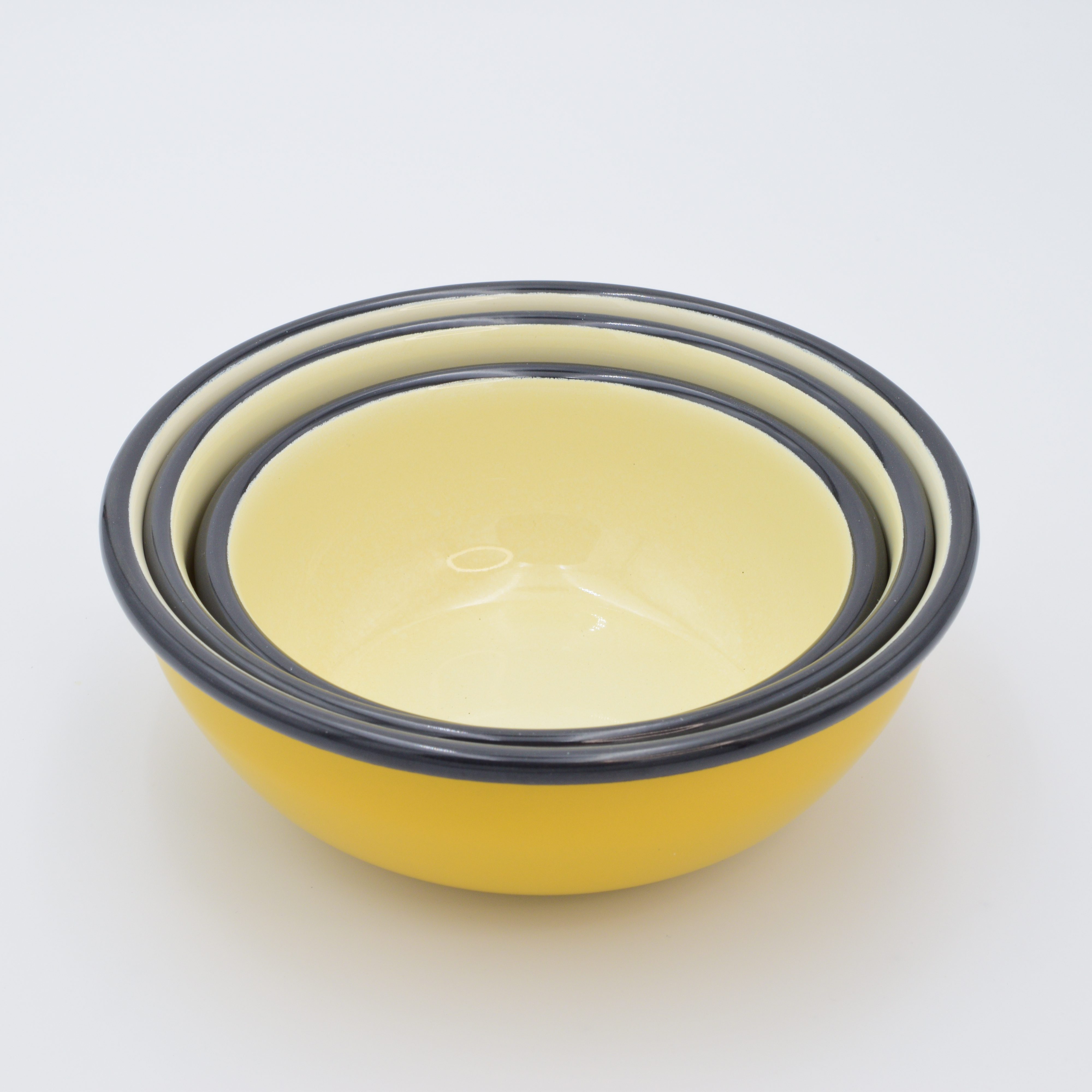 Enamel Bowls Set of 3 - Earth & Nest