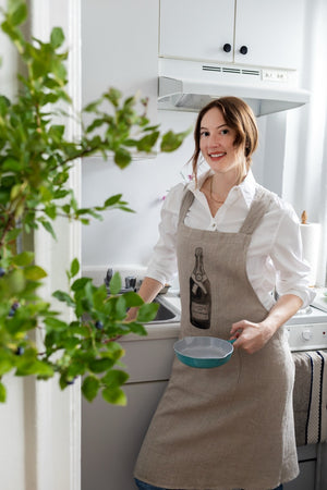 Linen Japanese Apron