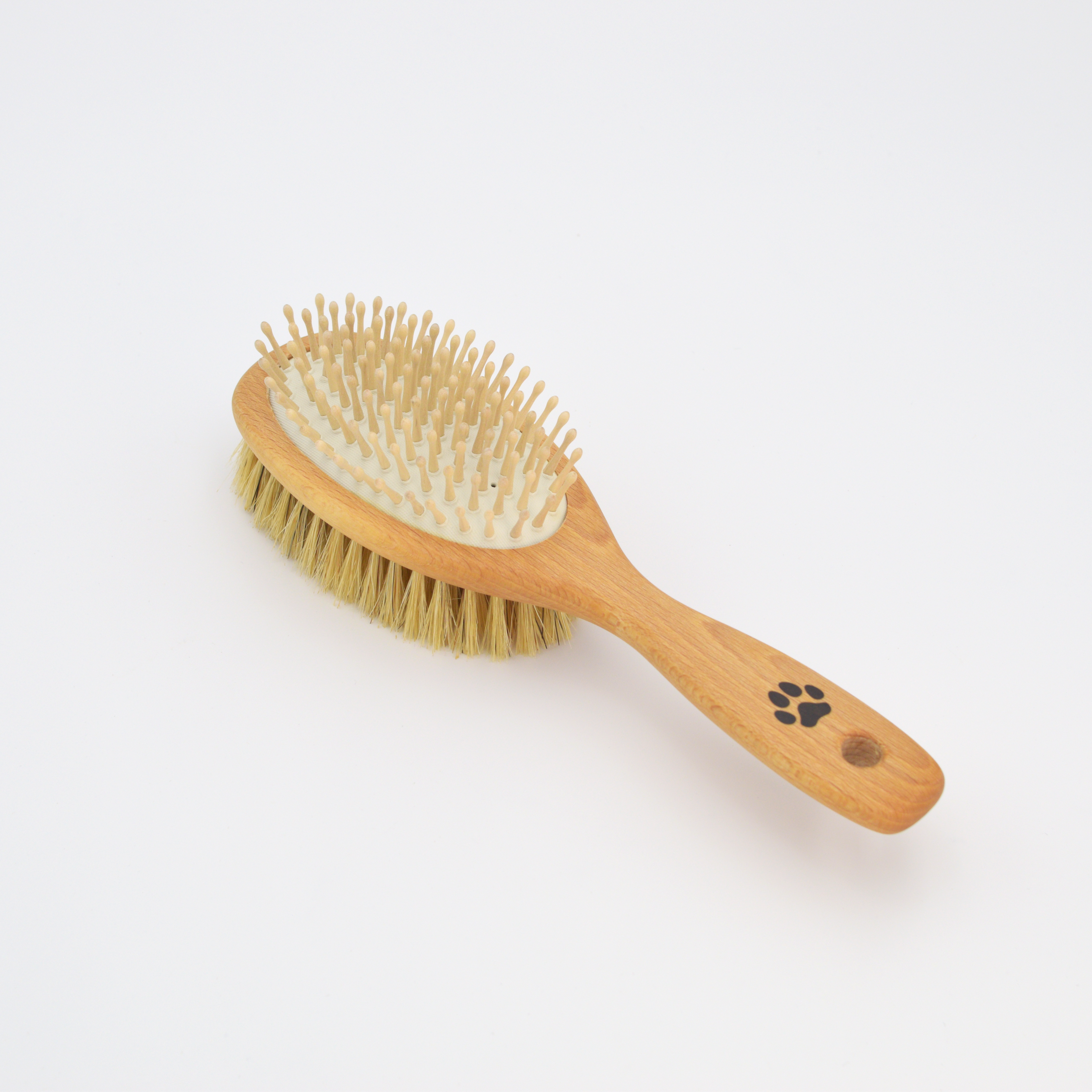 Pet Brush, wood pin and bristle - Earth & Nest