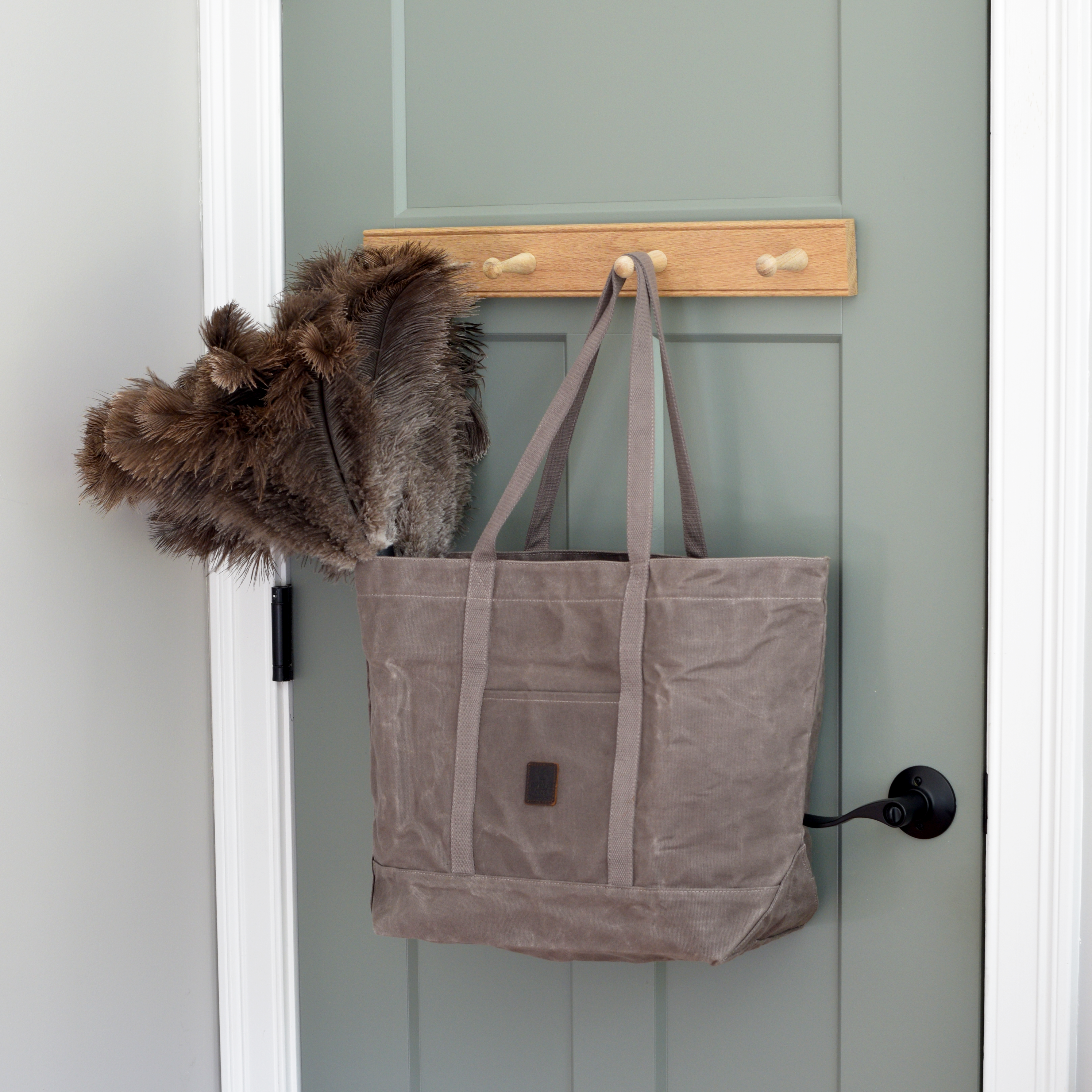 Waxed Canvas Tote Bag - Earth & Nest