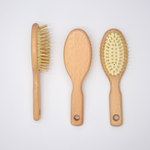 Hair Brush Wood Pins Children