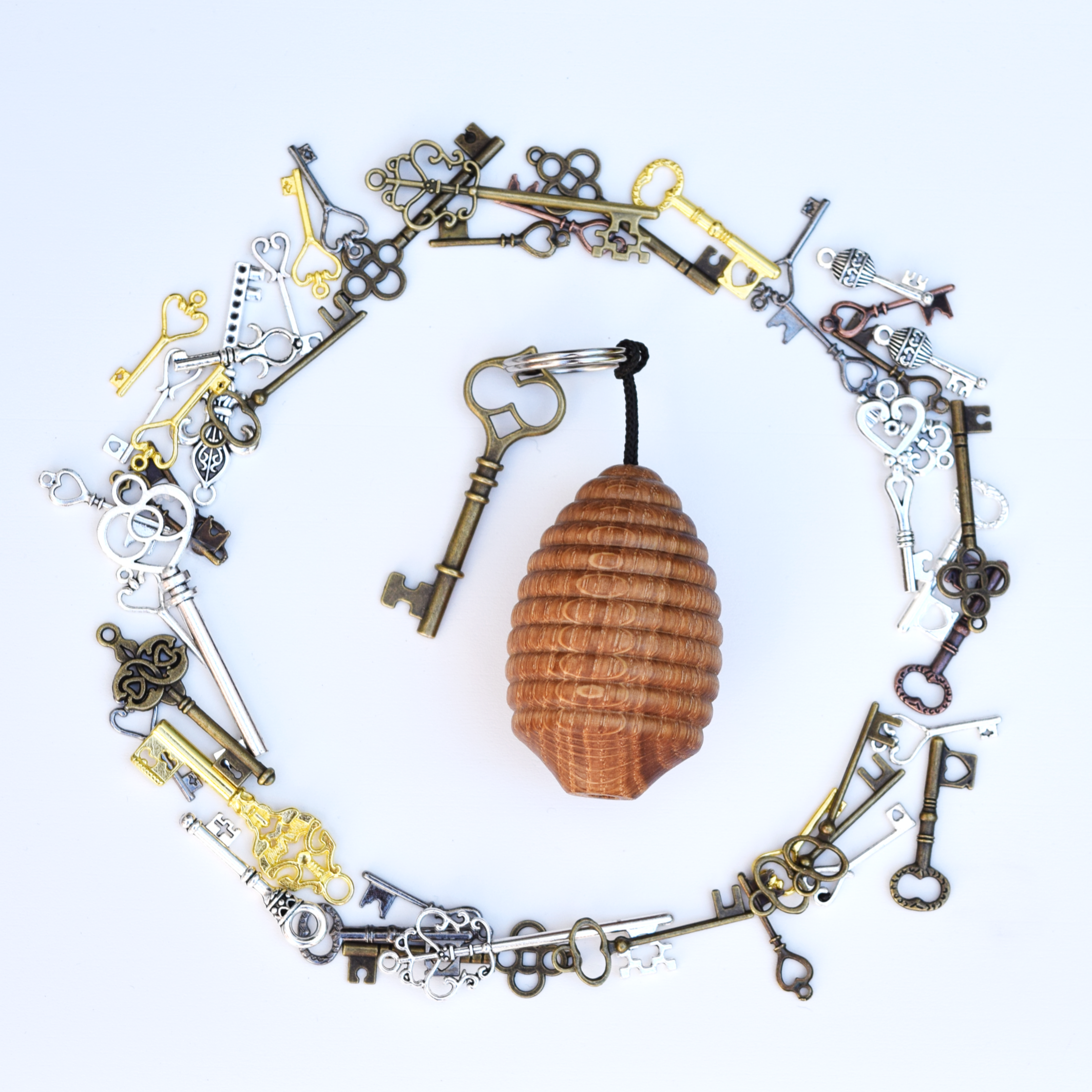 Keyring, Beehive - Earth & Nest
