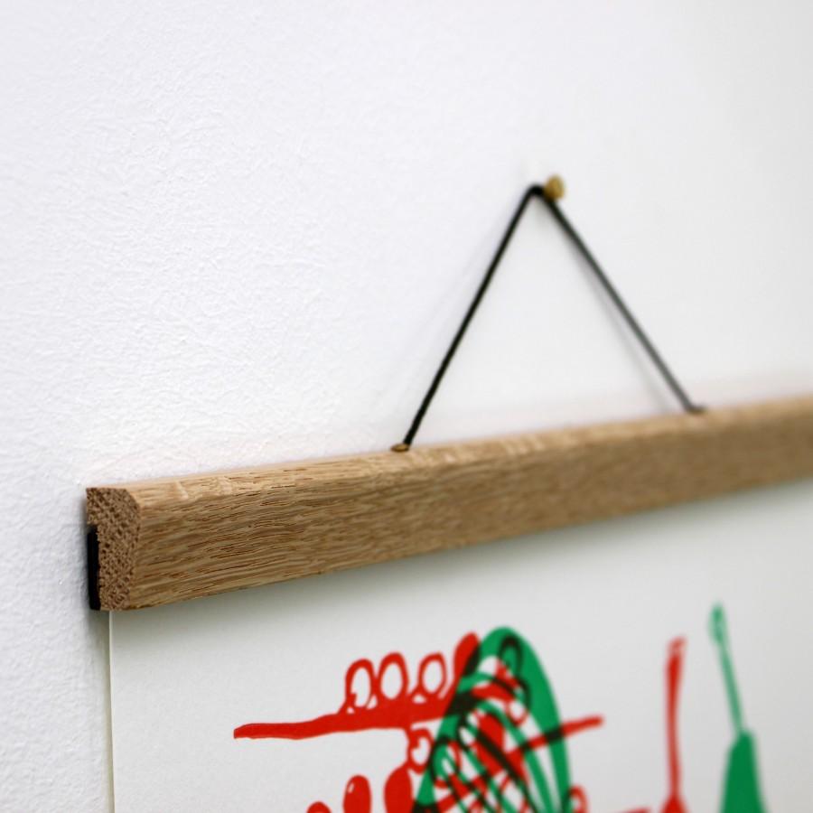 Oak Poster Hanger - Earth & Nest