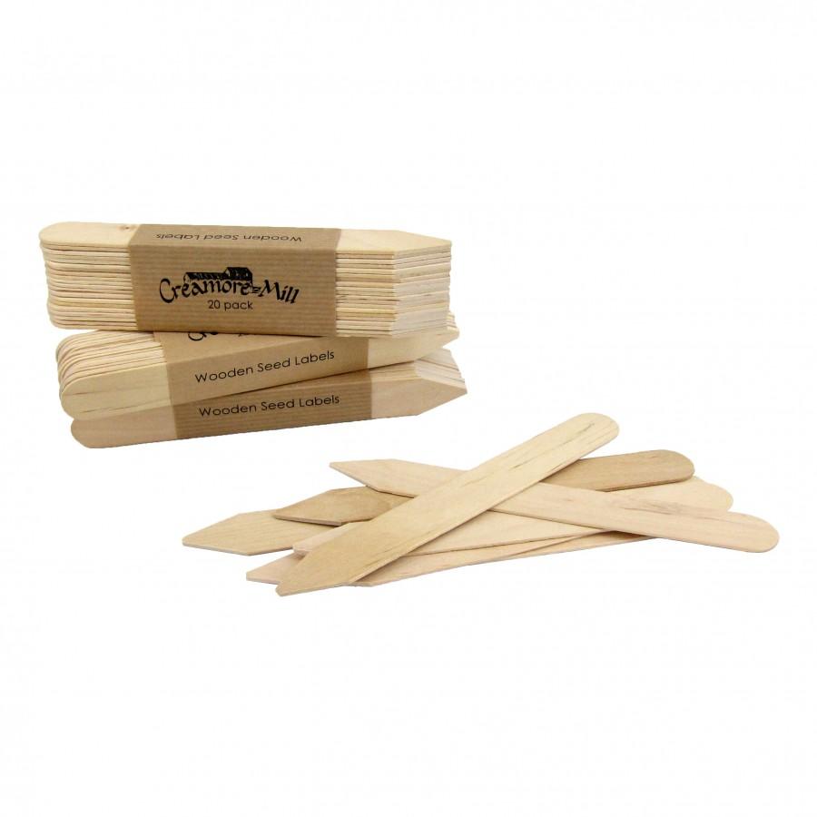 Seed Labels wood pk 20 - Earth & Nest